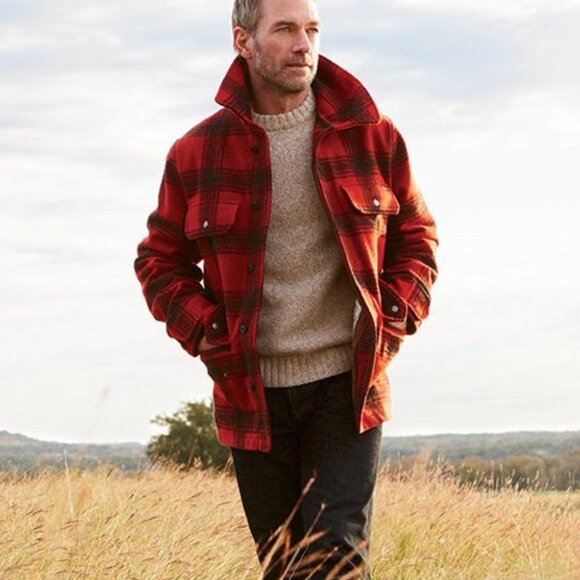 **RARE** Woolrich Classic Hunt Coat | Buffalo Check | Size L - Picture 1 of 11